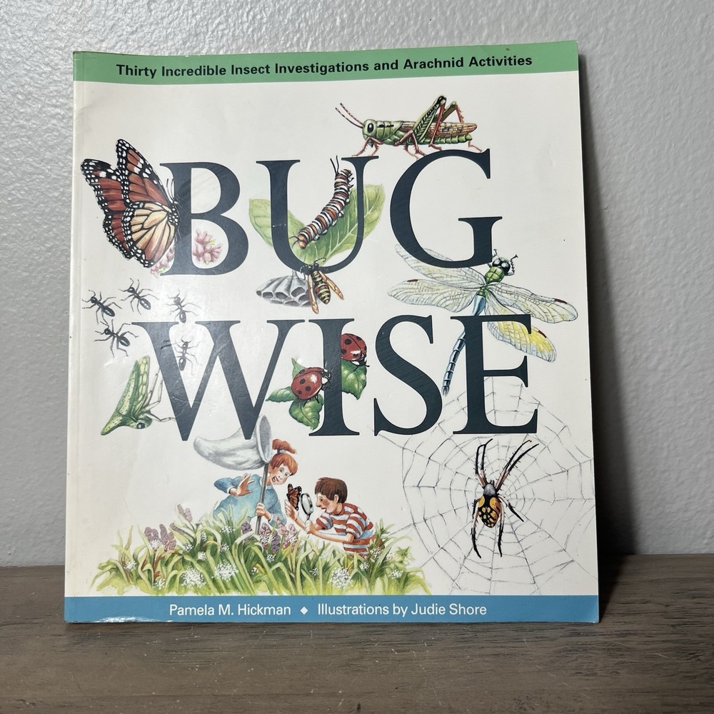 Vintage Bugwise Insect Investigations Book Pamela M. Hickman (1990–1993)‎
